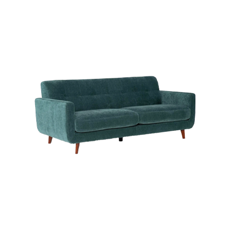 Allie-Midnight-Jade-Green-Fabric-80'-Sofa-3